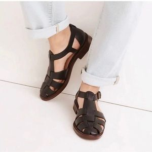 Madewell Rina Fisherman Flats NWOT